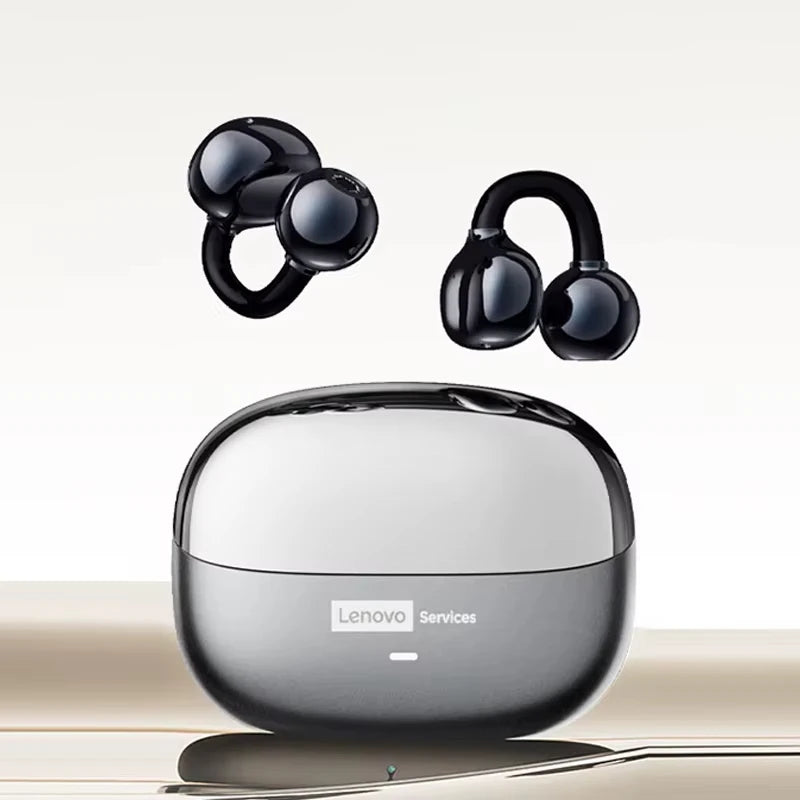 Unleash Your Sound with Lenovo LE302 Wireless Ear Clip Earphones - Perfect for Music and Sports with Low Latency HD Calls